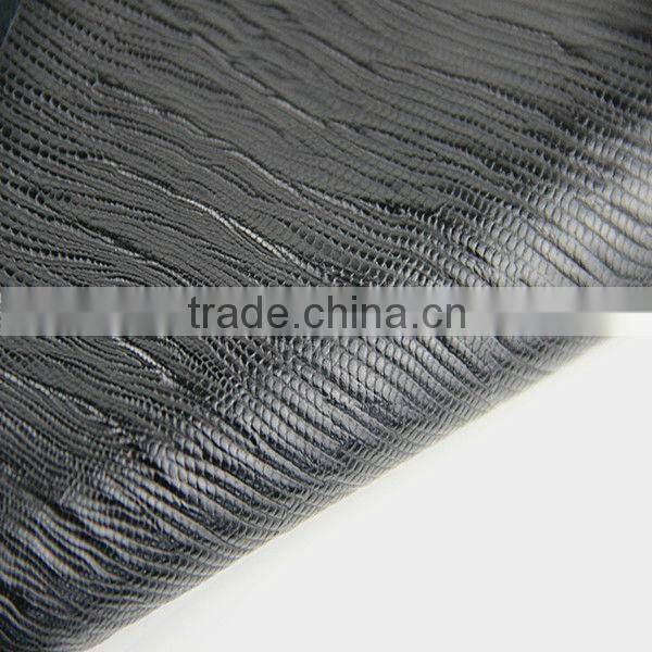 lizard pattern PU synthetic leather used for sofa