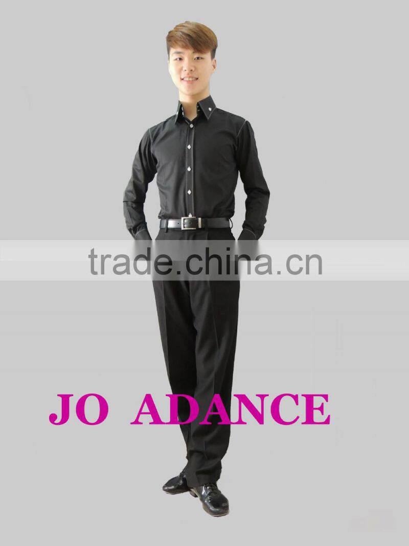 Men dance practice pants Men's ballroom dance pants Men's Exercises clothing Ballroom Clothing Tights