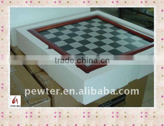 2014 The Lord of the Rings chess wooden board metal chessman