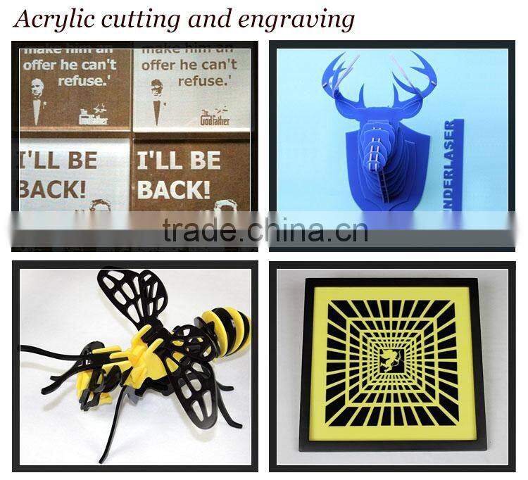 wooden laser engraving laser engraved mugs Thunder laser cutting engraving machine