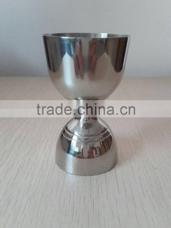 Stainless steel cocktail jigger, cocktail bar measure cup