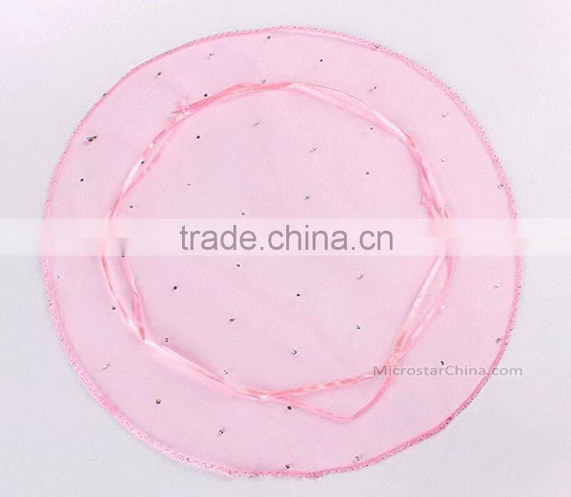 3 Sizes 100pcs Round Organza Gift Bag Small Drawstring Organza Bag Mini Wedding Favor