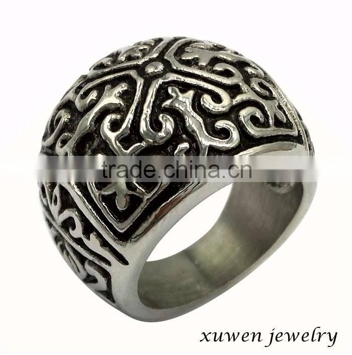 latest model enamel stainless steel fashion men's rings