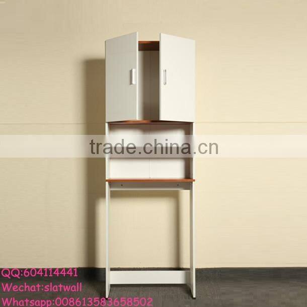 Tall wooden toliet cabinet