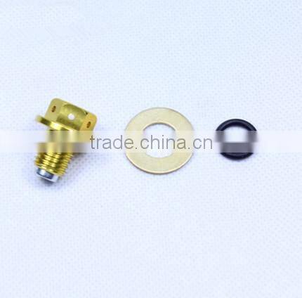 high quality aluminum cnc oil tank bolts with magnet
