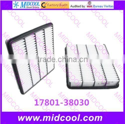 High quality air filter cabinfilter for 17801-38030 1780138030