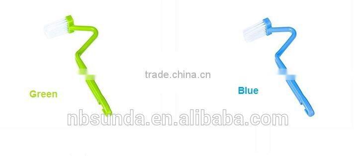 Bent handle V design closestool toilet brush wholesale
