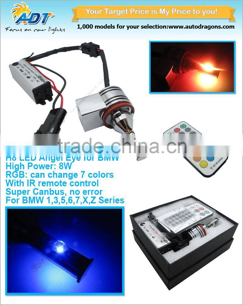 remote color change RGB LED Angel Eyes Marker For BMW
