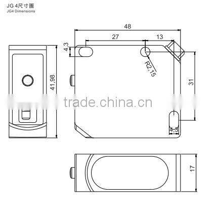laser photoelectric switch, laser optic sensor,reflection class 2