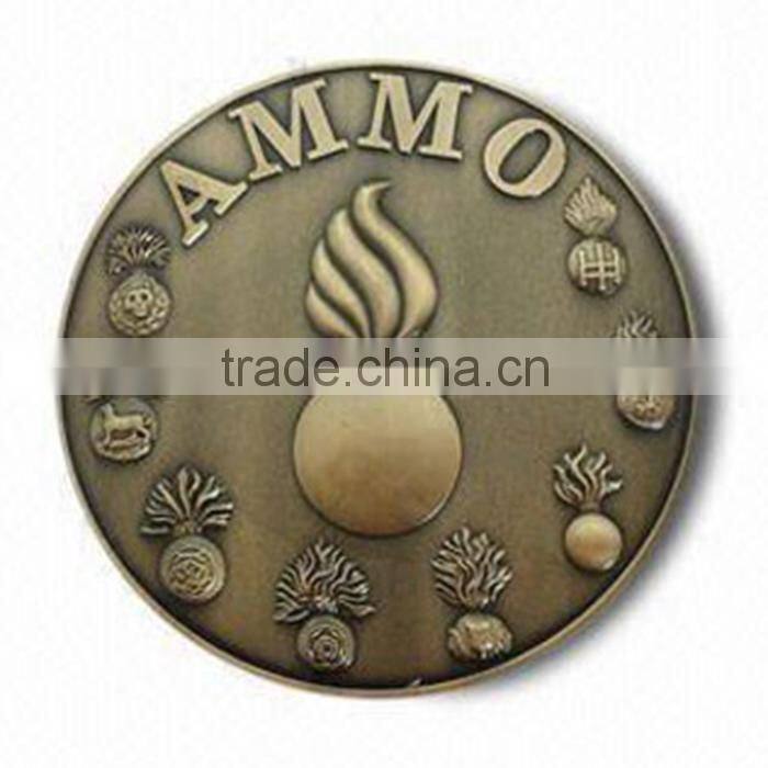 Gold challenge coins, antique coins