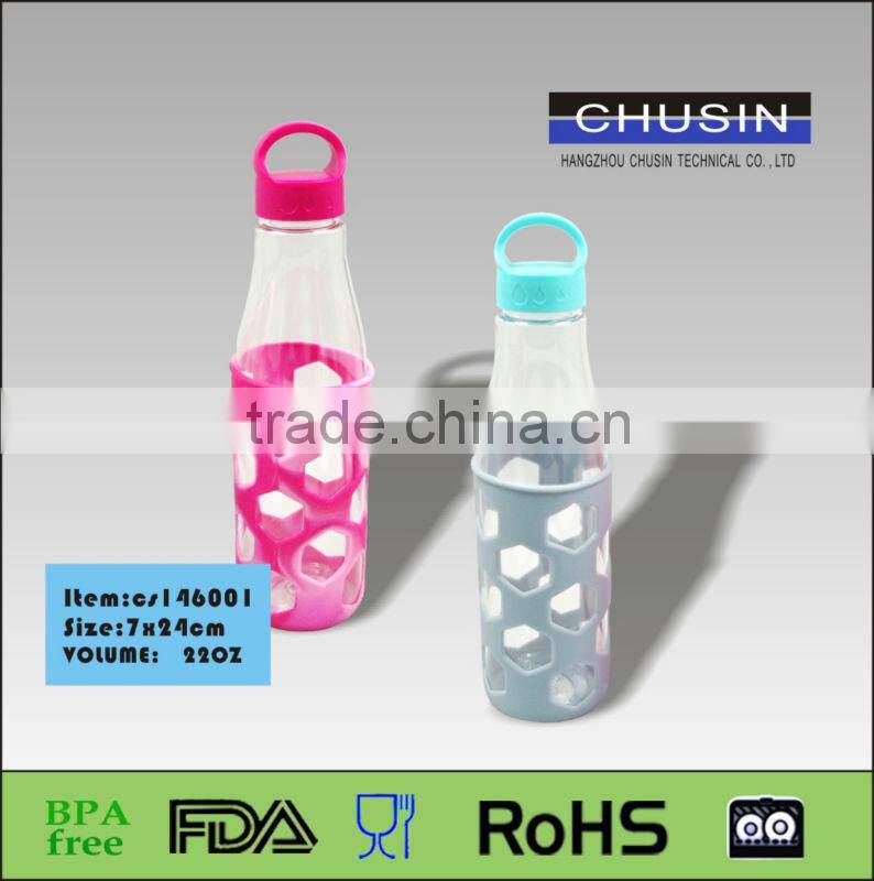 22oz 700ml bpa free sports plastic water bottle wholesale