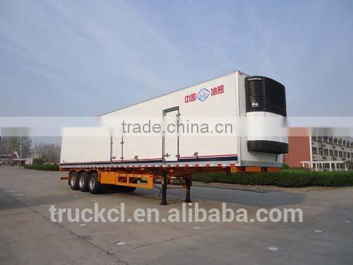 30ton refrigerated semi trailer, tri-axles refrigerated semi trailer
