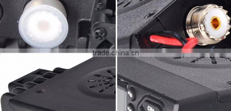 MINI vehicle radio 2 separate receivers 25W dual band BAOJIE BJ-218 moblie radio