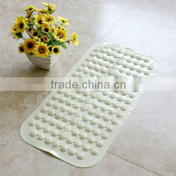 Beautiful pvc bath shower mat with suction cup