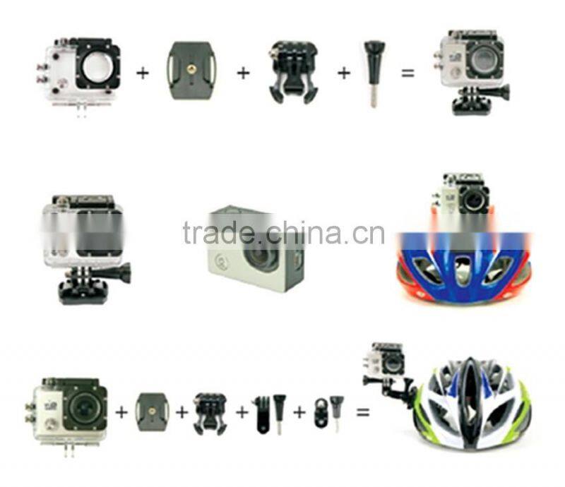 New Sport camera SJ6000 full HD 1080p sport camera use bracket to be rear view camera