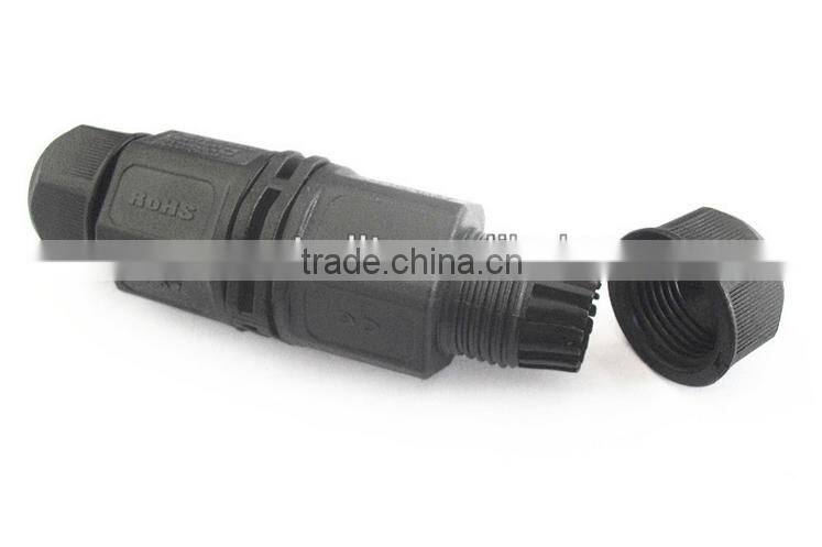 3 Pin Waterproof Connector for LED lighting Outdoor Display