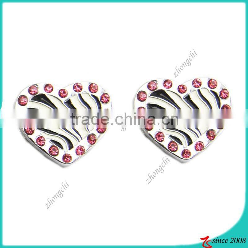 Jewelry Making Zinc Alloy Metal 10MM Christmas Tree Slider Charm
