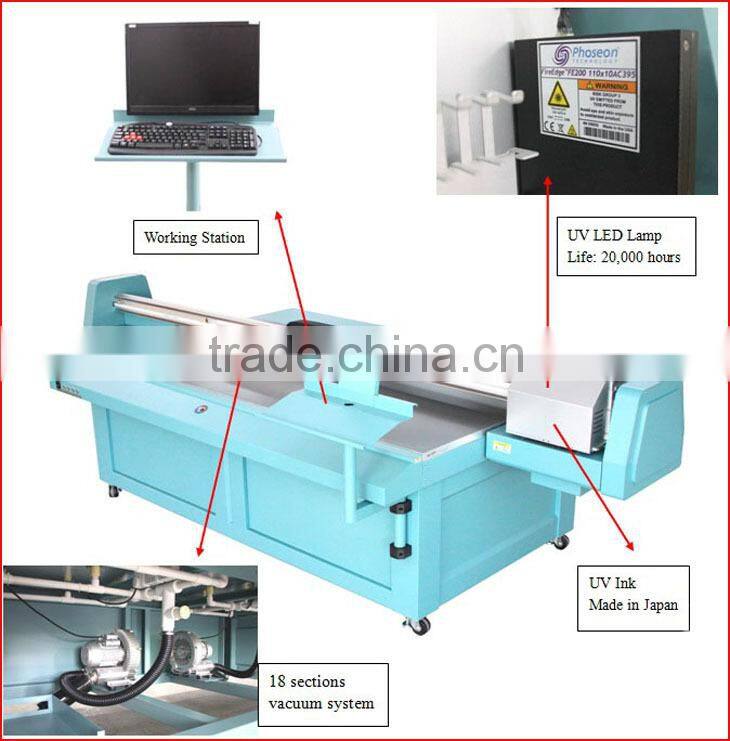 Galaxy UD 2512UFC UV Flated printer with DX5 head