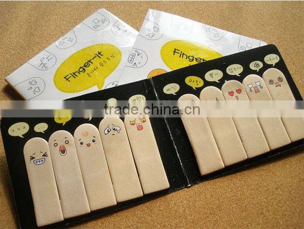 Figure shaped sticky note pads