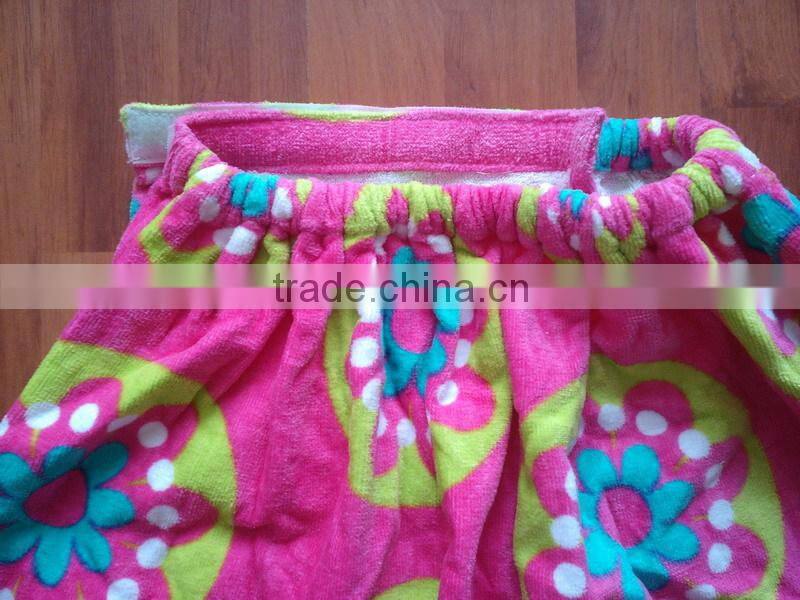 100% Cotton Custom Reactive Printed Unique Sexy Bath Wrap Towels