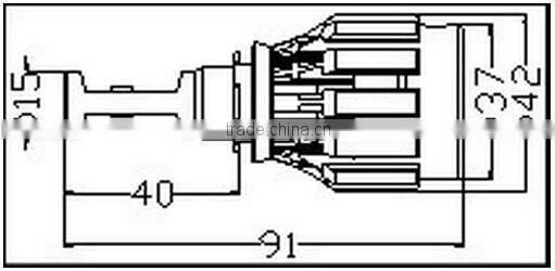 hot sale !!! H1 H3 H4 H7 H8 H9 H10 H11 H13 9005 9006 40w led headlight h4 high power led car headlight