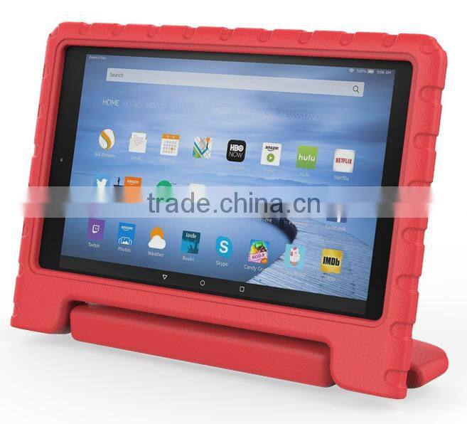 2016 hot products kids tablet case, for amazon kindle fire hd 10 shockproof eva case cover for kids