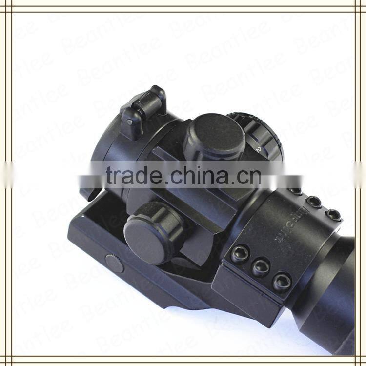 M3 mini laser sight scope 1X32, 200mm rails scope mount with mini red green dot sight scope