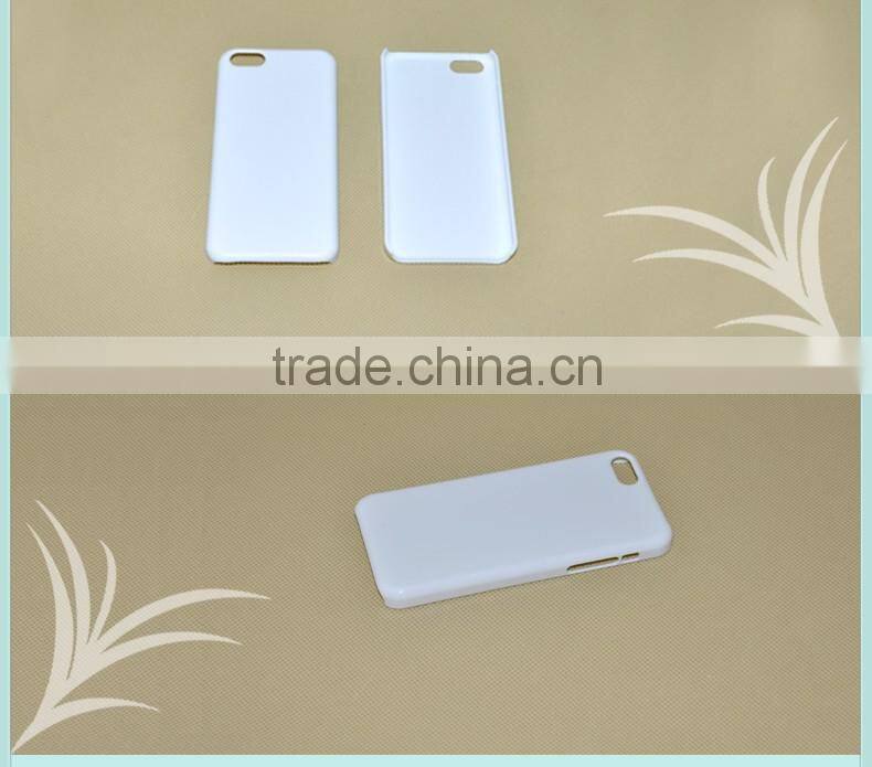 Wholesale customed 2D 3D blank sublimation phone cases for Iphone 5 C