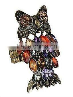 Fashion owl shaped rings