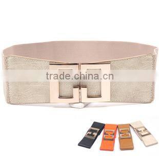 wide fashion dressy and full grain leather belts for women