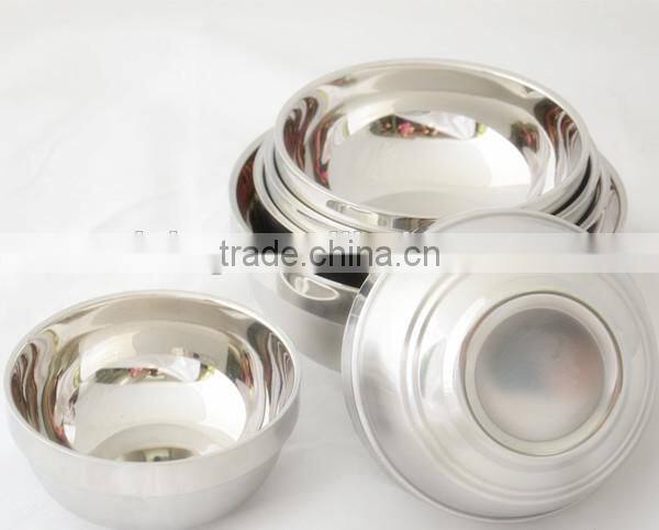 Wholesale Stainless Steel Bowl Set/Salad Bowl/Mixing Bowl