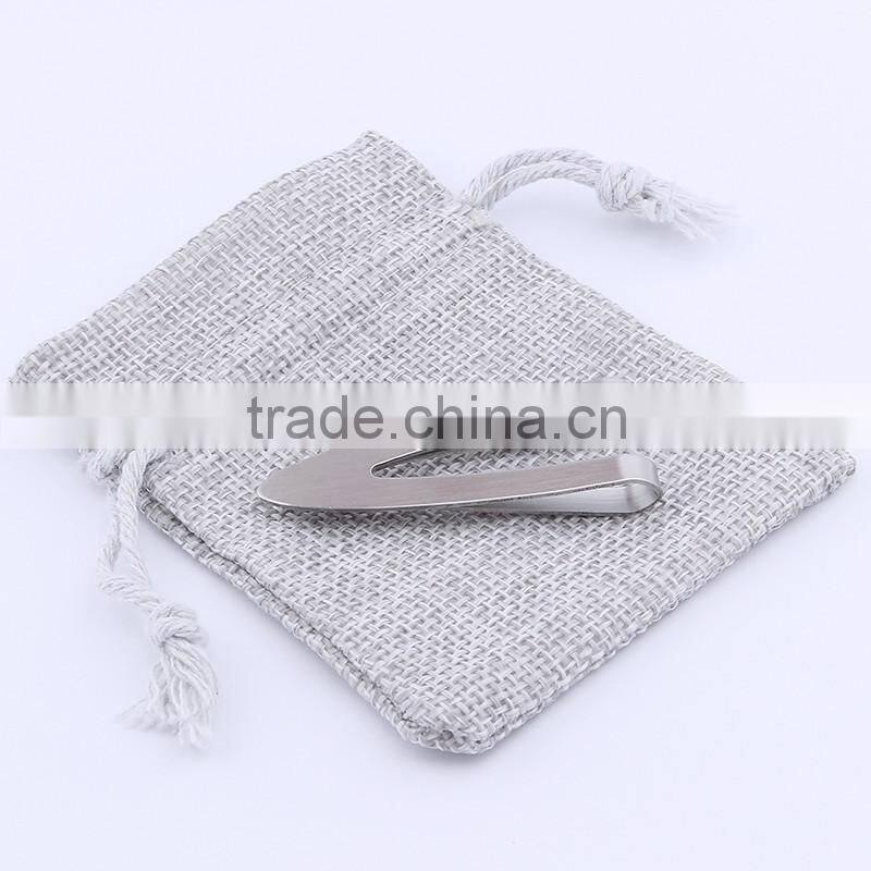 2016 wholesale stainless steel custom mens jewelry mental money clip