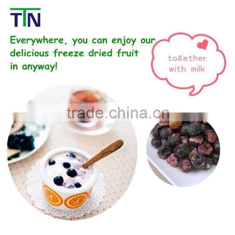 Freeze dried fruits and vegetables