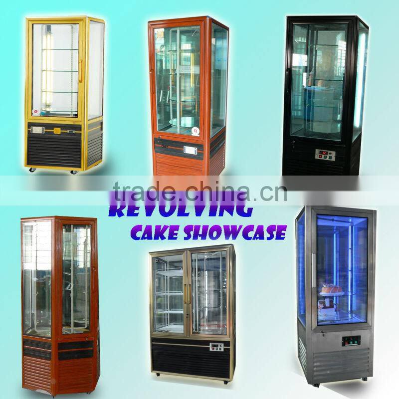 Straight Glass Refrigerated Cake Display (CE approved)