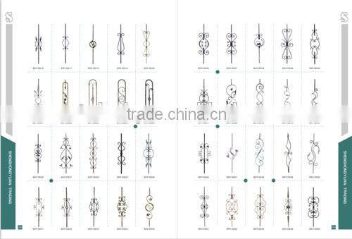 wrought iron balusters ornamental components for wroght iron gate