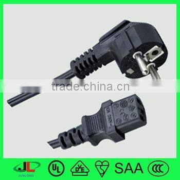 GuangDong Factory CCC ISO approved China 2 pin ccc power cord electrical cord Plug with ISO CCC power cord