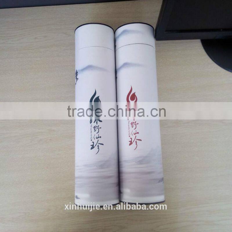 Red wine packaging paper cans, bottles of wine round packaging carton