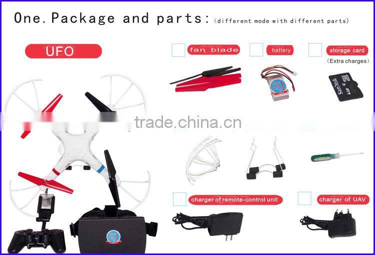 2015 new headless mode 2.4G quadcopter HD camera RC drone