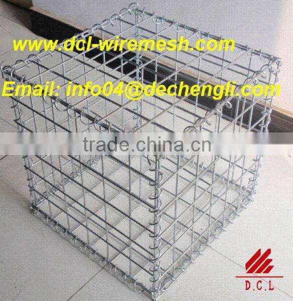 2x1x1 galvanized welded gabion wire mesh box