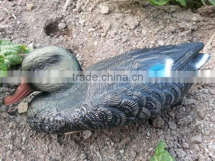 Plastic floating mandarin duck of hunting decoy
