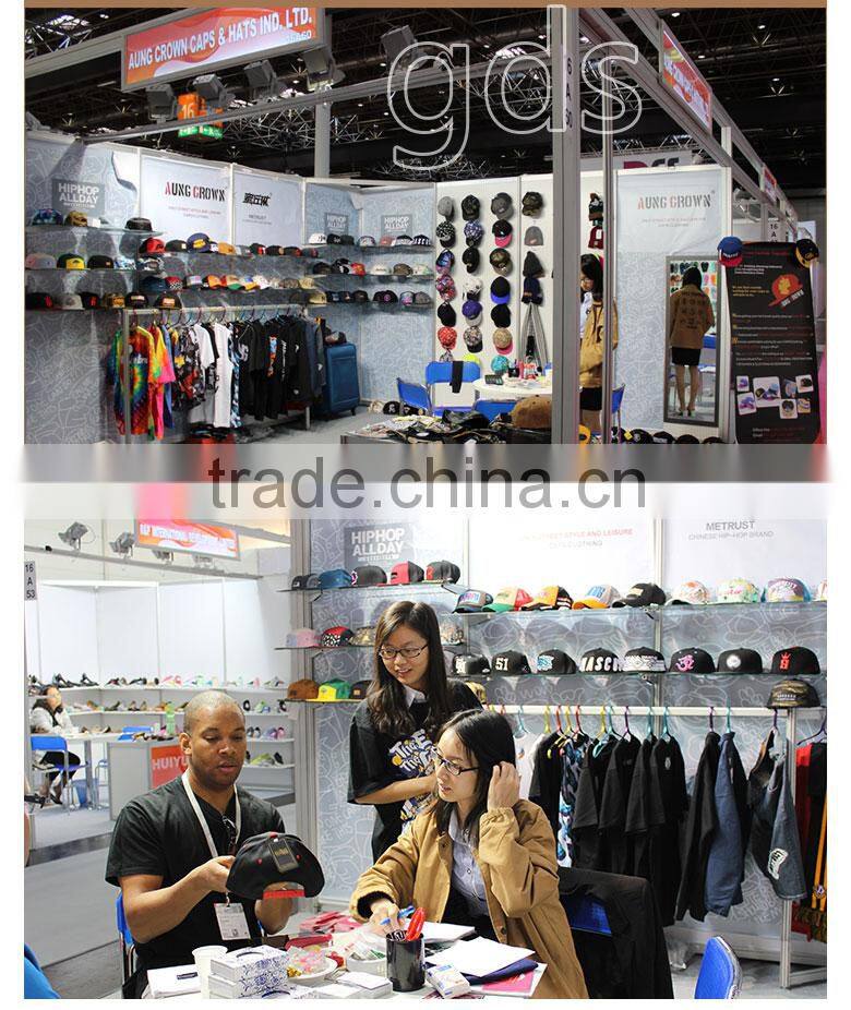 custom embroidery 6 panel fitted snapback hat and cap