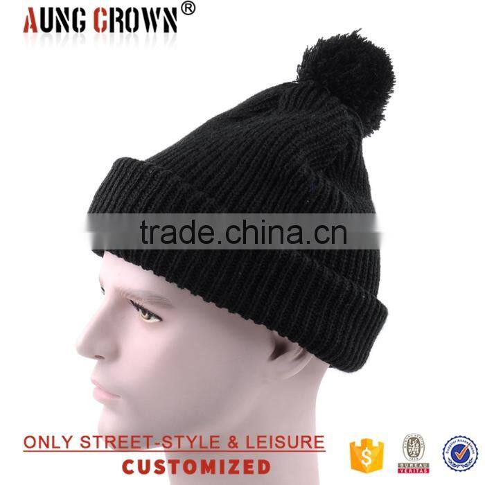 Adult teenader knitted hat factory cool custom design winter hat