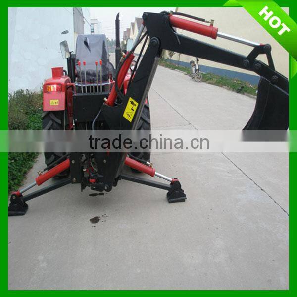 LW-7 small garden tractor backhoe