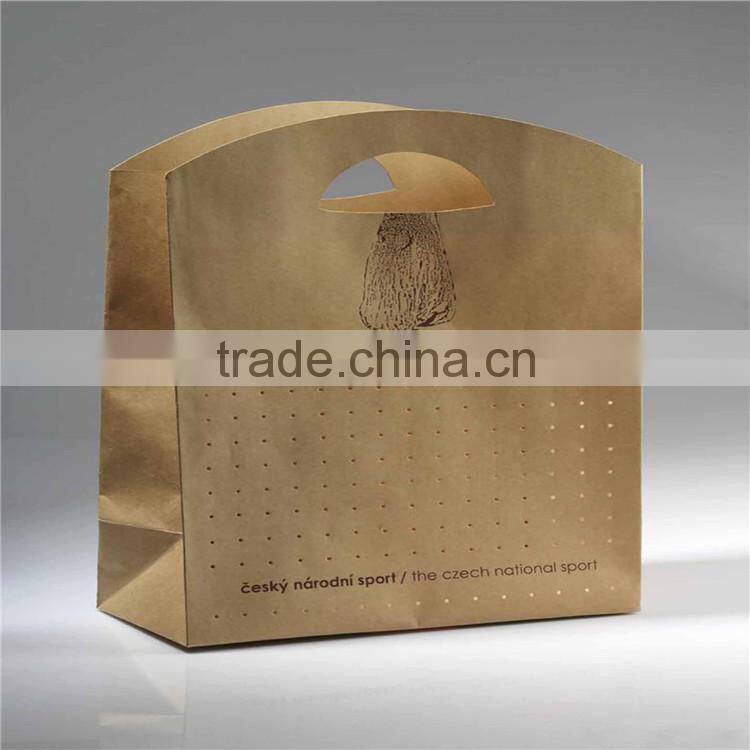kraft paper shopping/ Clothes bag decorative paper bags customized paper handbag