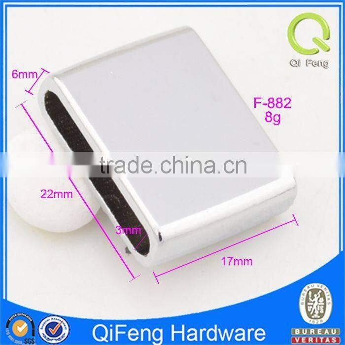 F-882 bag accessory metal corner protector silver delicate design