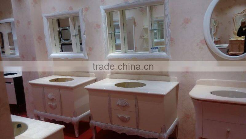 kangchen sanitary ware soild wood modern bathroom cabinet
