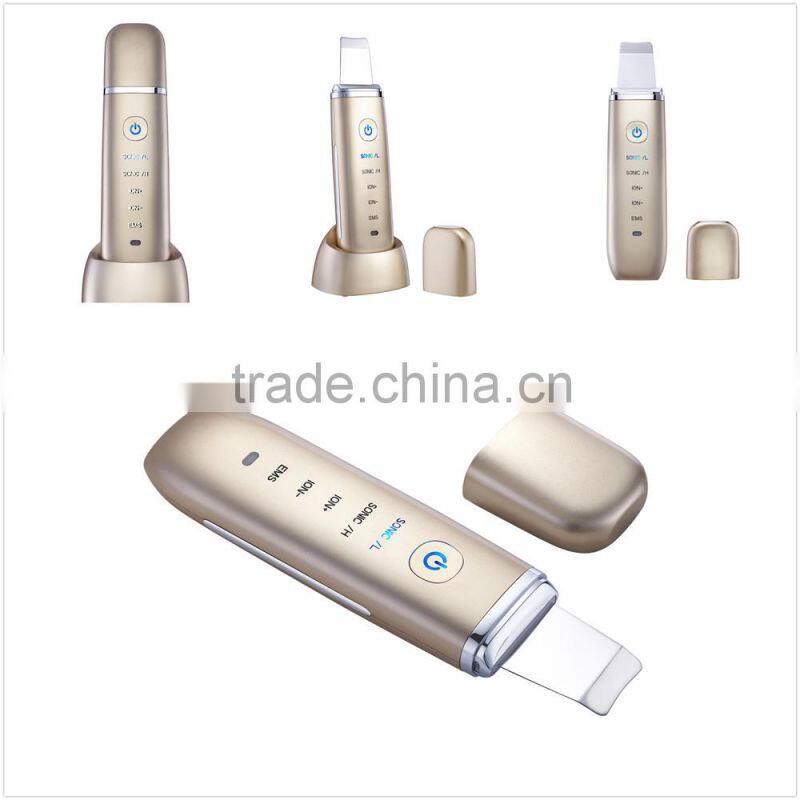 Electric face scrubber CosBeauty CB-015 popular portable exfoliator microcurrent new mini ultrasonic massage