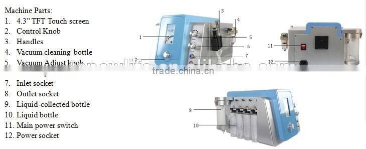 NL-SPA900 Hot sale ! Diamond Microdermabrasion skin care beauty salon machine