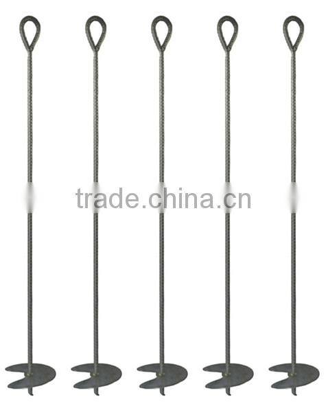 Painted Earth Anchor with Helix