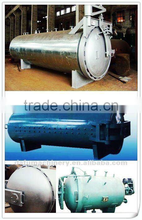 unique design steam autoclave with the door operated by manual telpher crane